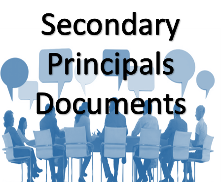 Secondary Principals Documents